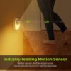 AUVON Rechargeable Battery Night Light, Motion & Dusk-Dawn Sensor, 4 Packs