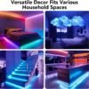DAYBETTER LED Strip Lights 110ft RGB Music Sync Smart App Control 1 Roll