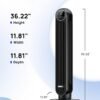 DREO Tower Fan for Bedroom, 28ft/s Velocity, Ultra Quiet Fan, 8 Speeds