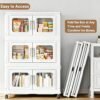 BROVIEW 180 Qt Extra Large Stackable Storage Bin with Lids, 3 Pack White