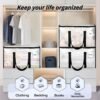 71sRiLseSL._AC_SL1500_.jpg ukeetap 8 Pack Extra Large Clothes Storage Bins with Lids, Clear