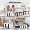 8157wHpL1VL._AC_SL1500_.jpg ukeetap 8 Pack Extra Large Clothes Storage Bins with Lids, Clear