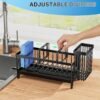 Cisily Sponge Holder for Kitchen Sink, Sink Organizer with Brush Holder