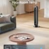 DREO Tower Fan for Bedroom, 28ft/s Velocity, Ultra Quiet Fan, 8 Speeds