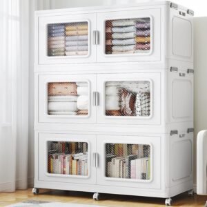 BROVIEW 900 Qt Extra Large Stackable Storage Bin with 1 home storage ideas