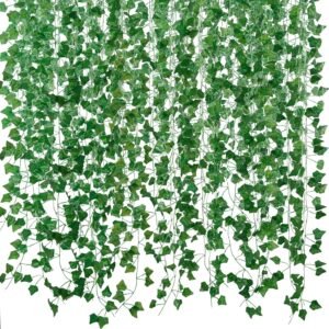 Freyalife Fake Vines for Room Decor(12 Pack 84 Feet) Aesthetic bedroom decoration